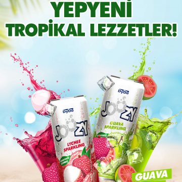 Joozy’den İki Yeni Tropikal Meyve Aromalı İçecek