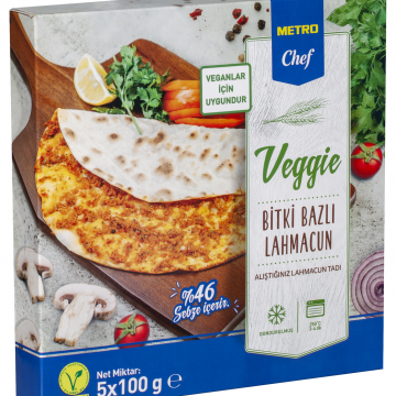 Metro Chef Veggie Lahmacun’a “Gıda Plus En Yenilikçi Vegan / Vejeteryan Ürün” Ödülü!